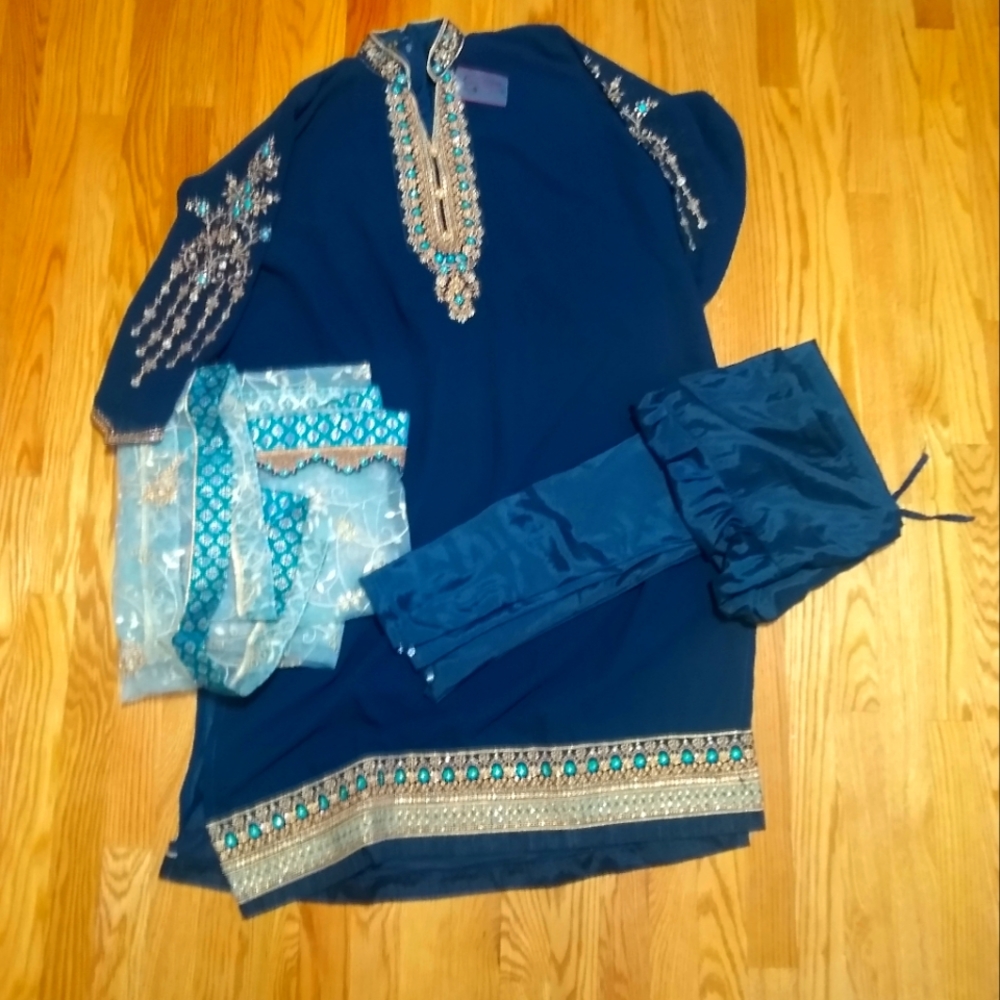 Salwar Kameez, purchased in Jackson Heights